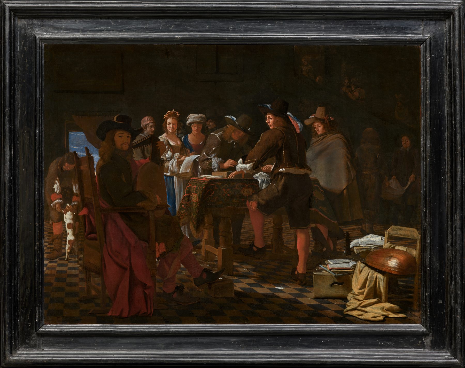 Backgammon Players in an Interior, Michael Sweerts