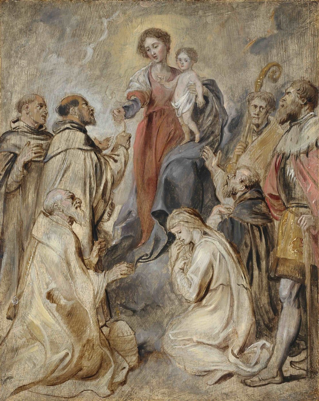 The Virgin and Child of the Rosary, Peter Paul Rubens