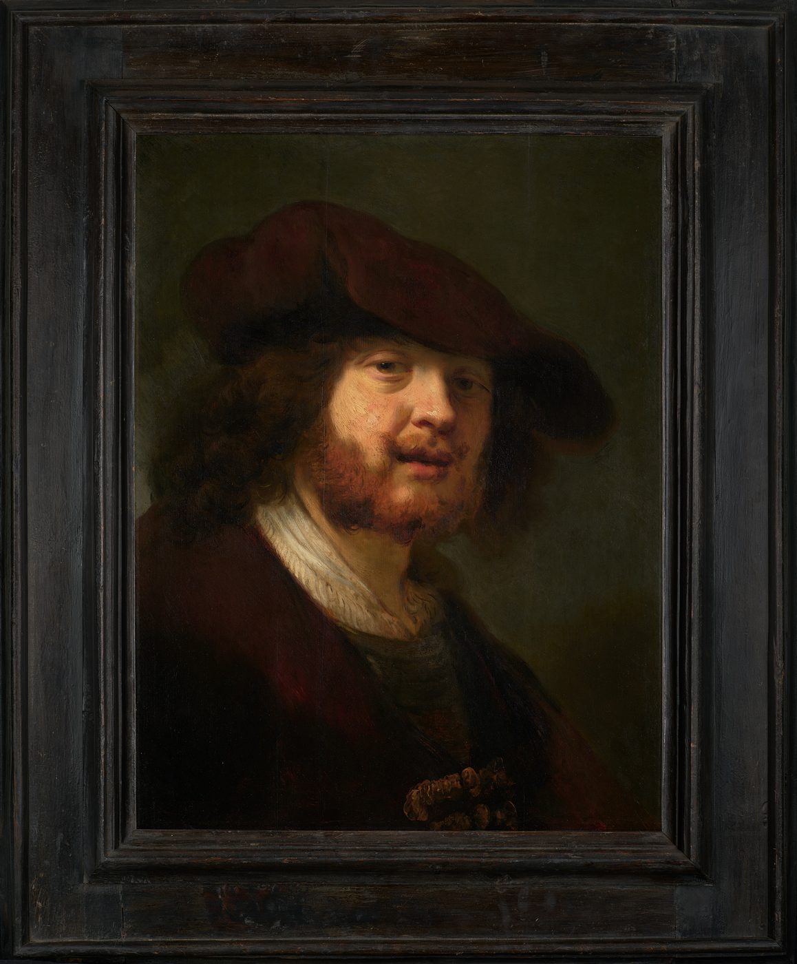 Tronie of a Bearded Man with a Large Beret, Jacob Backer